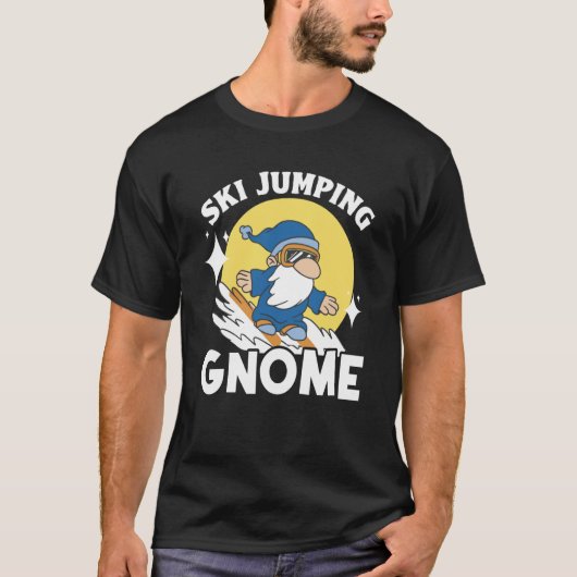 This Boy Loves Ski Jumping Ski Jumper Ski Jump Win Tシャツ (正面)