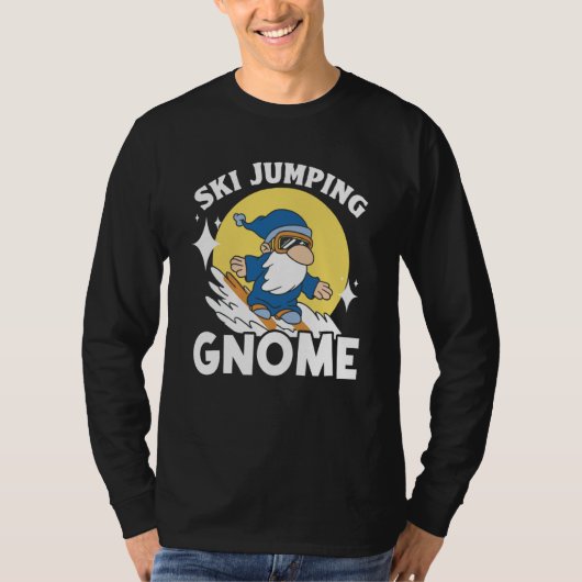 This Boy Loves Ski Jumping Ski Jumper Ski Jump Win Tシャツ (正面)