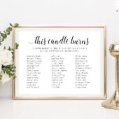 This Candle Burns Class Reunion Memorial ポスター