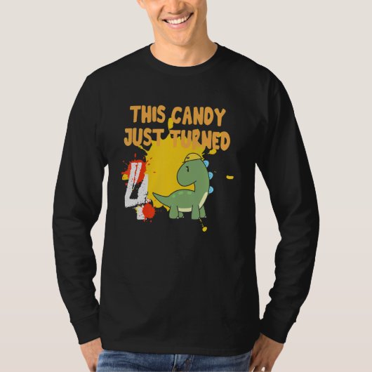 This Candy Just Turned 4 Apparel Tシャツ (正面)