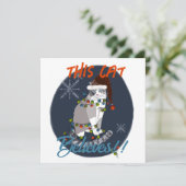 This Cat Believes Holiday Card サンキューカード (スタンド正面)