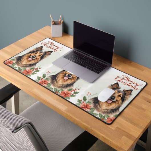 This christmas desk mat brightens festive Desk mat デスクマット (オフィス2)