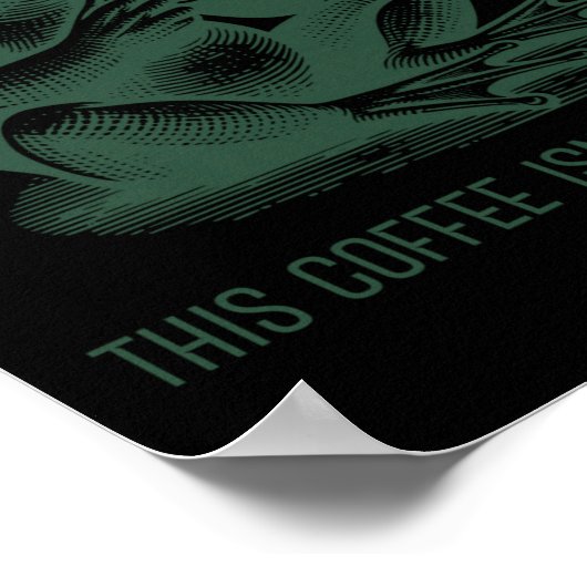 This Coffee Isn't Coffeeing Funny Cafeine Addictio ポスター (角)