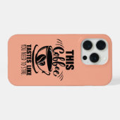 This Coffee Tastes Like You Need To STFU Phone Rin iPhoneケース (裏面横)
