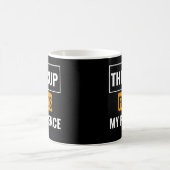 This Cup Funds My Patience — Trader Mug Design コーヒーマグカップ (中央)