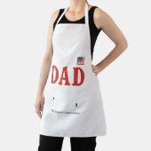 This Dad is a Veteran Apron – Awesome Dad Gift エプロン (インサイチュ)