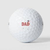 This Dad is a Veteran Golf Balls – Cool Dad Gift ゴルフボール (正面)