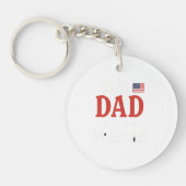 This Dad is a Veteran Keychain – Heartfelt Gift キーホルダー (正面)