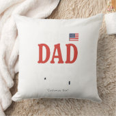 This Dad is a Veteran Pillow – Heartfelt Gift クッション (ブランケット)