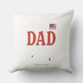 This Dad is a Veteran Pillow – Heartfelt Gift クッション (正面)