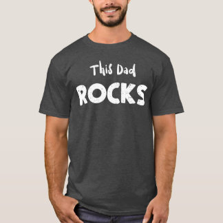This Dad Rocks Guitar Tシャツ