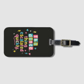 This dance thing escalated quickly ラゲッジタグ (正面横)