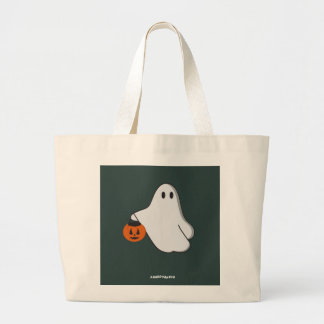 This design is perfect for Halloween lovers ラージトートバッグ