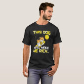 This Dog will Make You Rich Cryptocurrency Crypto Tシャツ (正面フル)