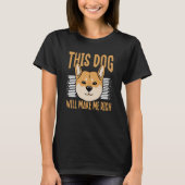 This Dog will Make You Rich Cryptocurrency Crypto  Tシャツ (正面)