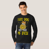 This Dog will Make You Rich Cryptocurrency Crypto  Tシャツ (正面フル)