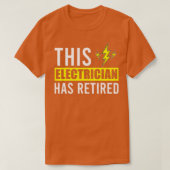 This Electrician Has Retired Lineman Retirement El Tシャツ (デザイン正面)