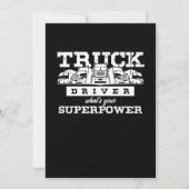 This Evolution Truck Driver Cool Truck Driver Gift 招待状 (正面)