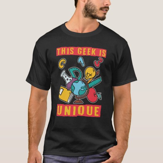 This Geek Is Unique Scientist Science  1 Tシャツ (正面)