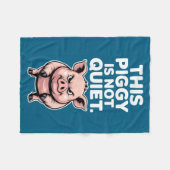 This Ggy Is Not Quiet Litical Funny Quote Meme  フリースブランケット (正面(横))