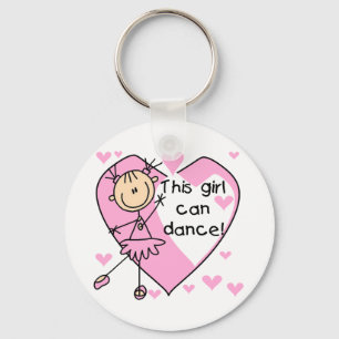 This Girl Can Dance T-shirts and Gifts キーホルダー