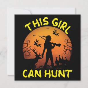 This Girl Can Hunt エッセンシャル ノートカード