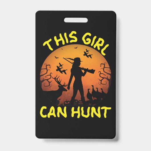 This Girl Can Hunt エッセンシャル バッジ (正面)