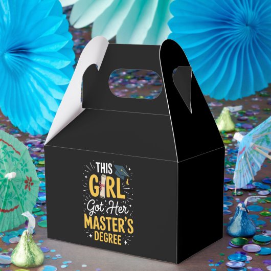 This Girl Got Her Masters Degree Graduation 2026 フェイバーボックス (パーティー)