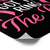 This Girl Got To Ring The Bell Chemo Grad Breast C ポスター (角)