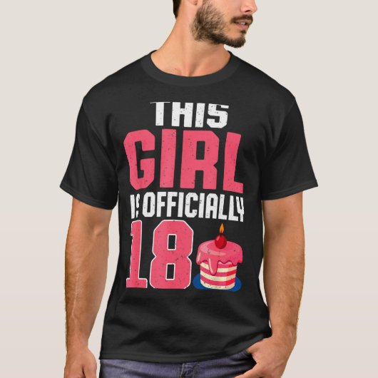 This Girl Is Ly 18 Years Old 18th Birthday Party Tシャツ (正面)