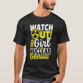 This Girl Is Nuclear Genius Tシャツ (正面)