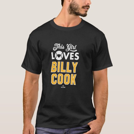 This Girl Loves Billy Cook Pittsburgh Baseball MLB Tシャツ (正面)