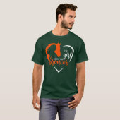 This Girl Loves Broncos Cute Quote Gift for Men Wo Tシャツ (正面フル)