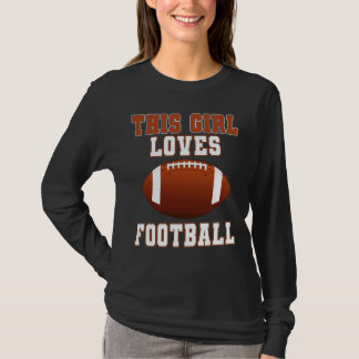 This girl loves football shirt - Game Day Tシャツ