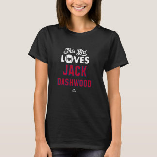 This Girl Loves Jack Dashwood Los Angeles Baseball Tシャツ