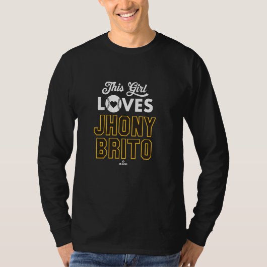 This Girl Loves Jhony Brito San Diego Baseball MLB Tシャツ (正面)