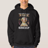 this girl really loves sheep sheeps パーカ (正面)