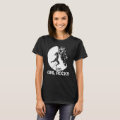 This Girl Rocks Rock Climbing Boulder Carabiner Cl Tシャツ (正面フル)