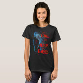 This Girl Runs On Jesus And Horses Tシャツ (正面フル)