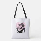 This Girl Runs on Sarcasm and Coffee Tote Bag トートバッグ (裏面)