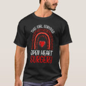 This Girl Survived Open Heart Surgery Womens Survi Tシャツ (正面)