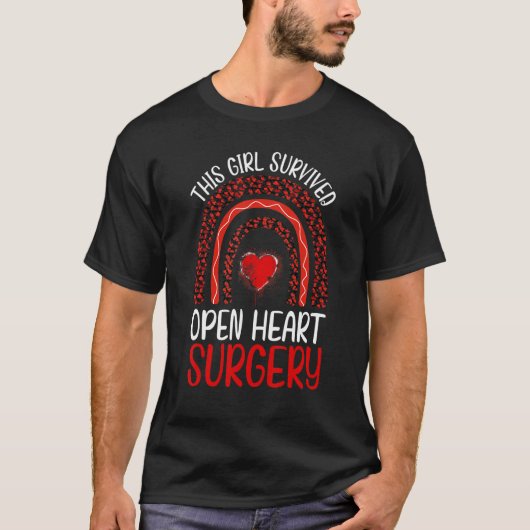 This Girl Survived Open Heart Surgery Womens Survi Tシャツ (正面)