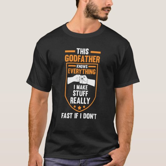 this godfather knows everything goddad tシャツ (正面)