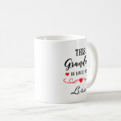 This Grandad Is Loved Personalised Mug Gift Granny コーヒーマグカップ (正面右)