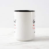 This Grandad Is Loved Personalised Mug Gift Granny ツートーンマグカップ (中央)