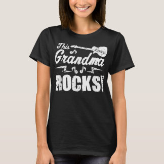 This Grandma Rocks  - Guitar Rock n Roll Funny Tee Tシャツ