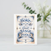 "This Great Stage of Fools" Shakespeare ポストカード (スタンド正面)