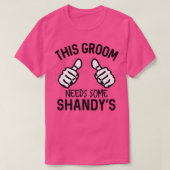 This Groom Needs Some Shandys Bachelor Party Summe Tシャツ (デザイン正面)