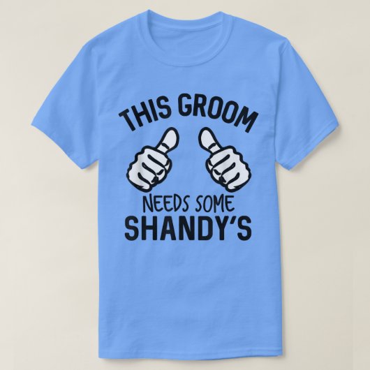 This Groom Needs Some Shandys Bachelor Party Summe Tシャツ (デザイン正面)
