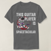 This Guitar Player Is Spacetacular, Astronaut Play Tシャツ (デザイン正面)
